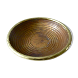 Plat en cuivre et laiton