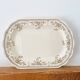 Large antique English earthenware dish from the 19th century
