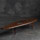 Organic modern coffee table with natural void, France, mid 20th century