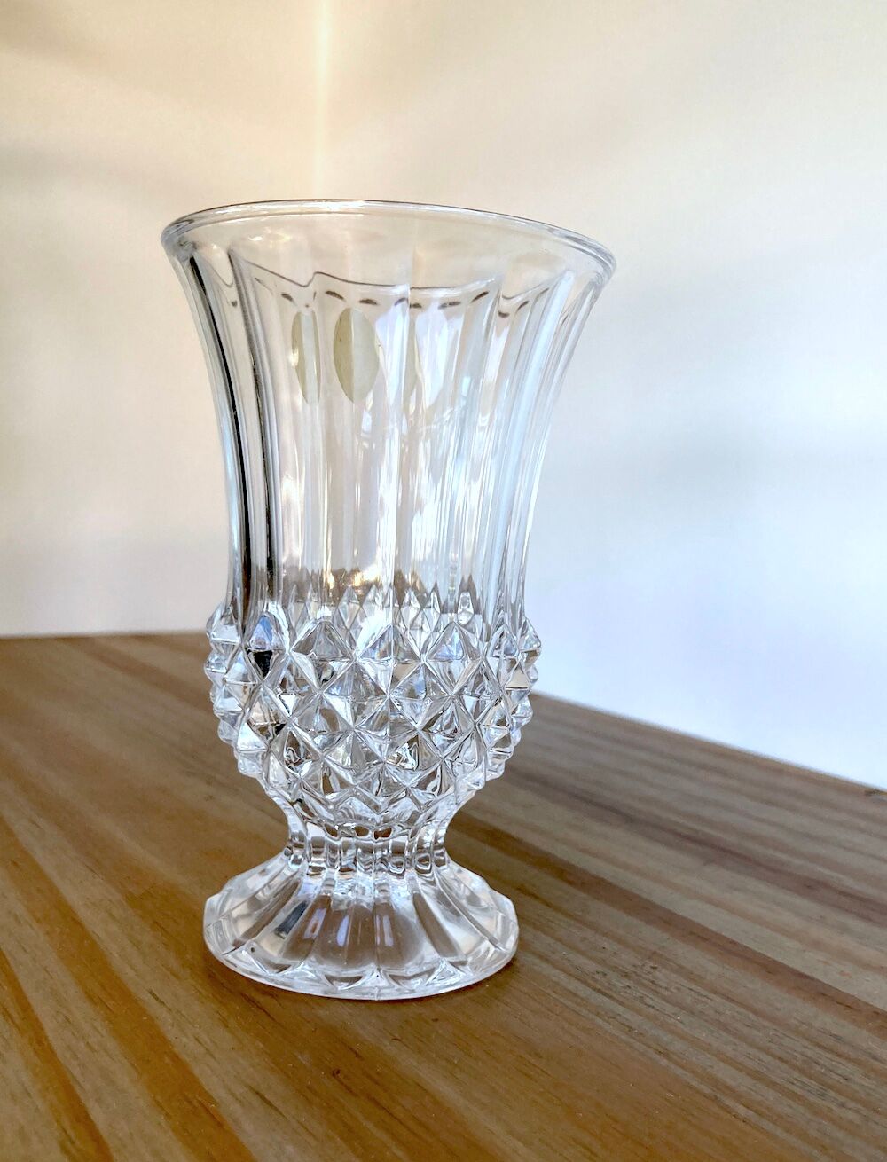 Tulip vase in Arques crystal