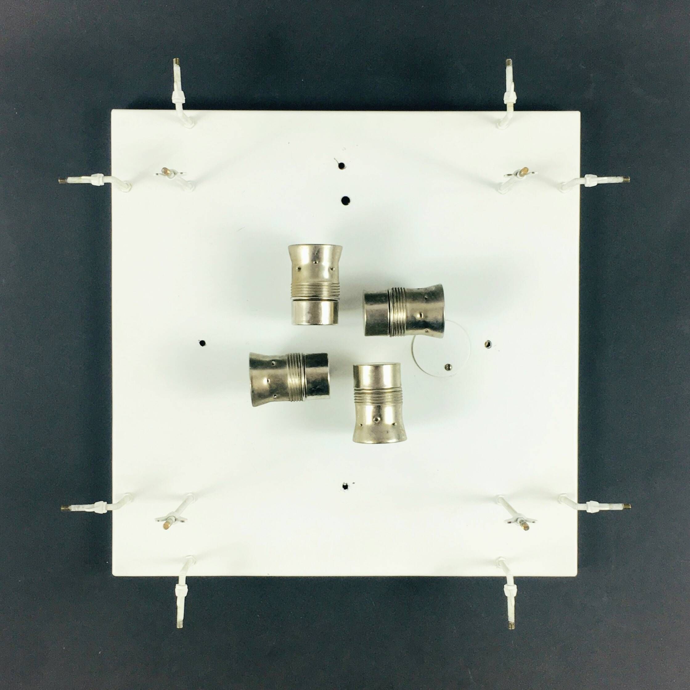 XL Mid-Century Murano Glass Ceiling Light by Kalmar, Austria, 1960s