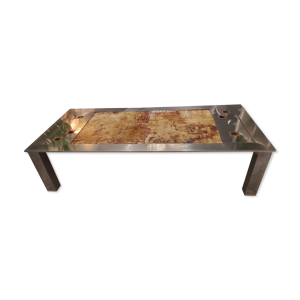 Table basse de salon de la maison roche bobois vintage année 1970