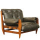 Fauteuil par Jean Gillon Rodeio pour Italma Wood Art