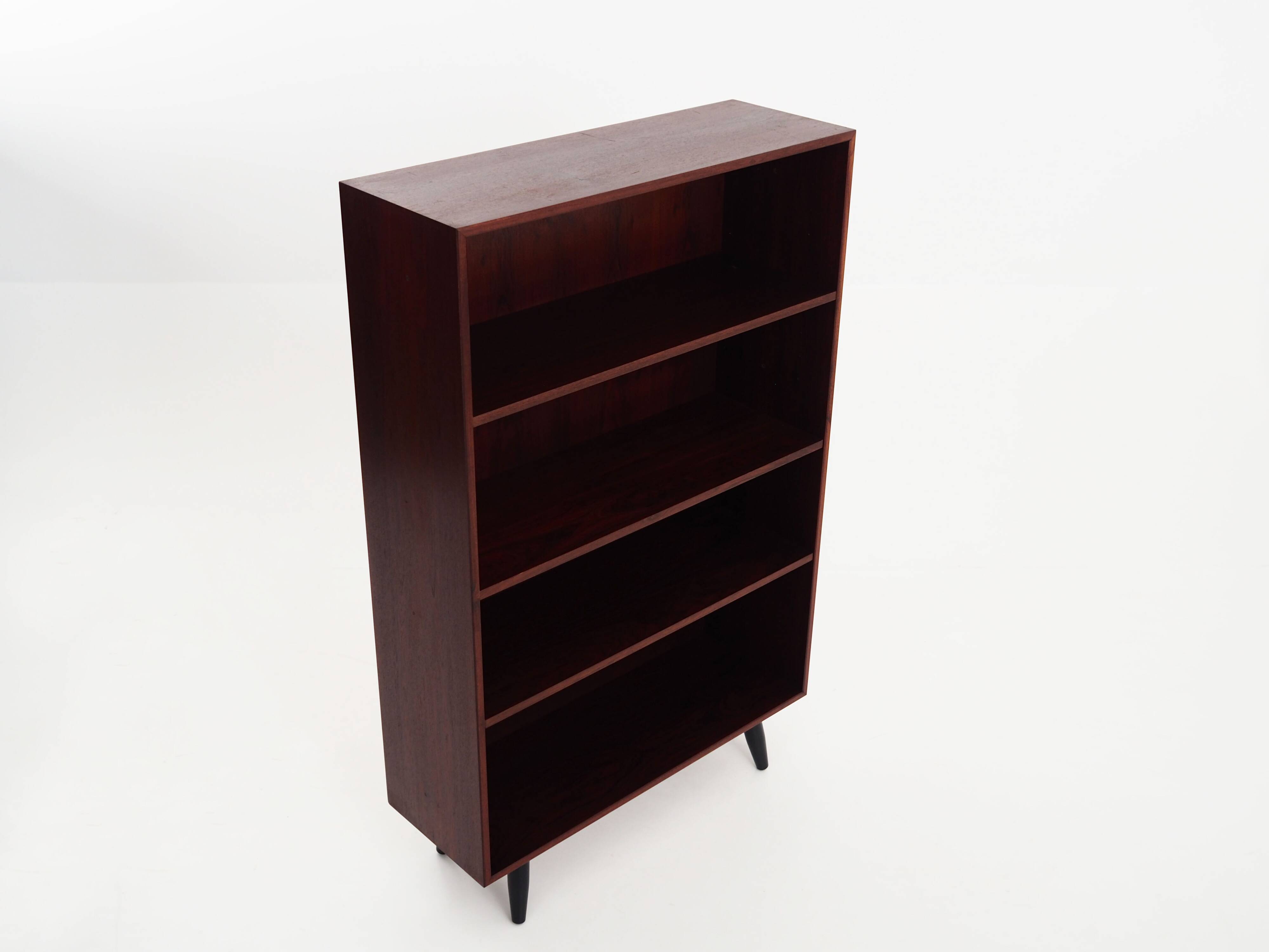 Rosewood bookcase, Danish design, 1970s, production: Hjørnebo