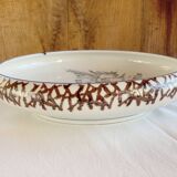 Rice dish with snowy landscape decoration 1830 Japan