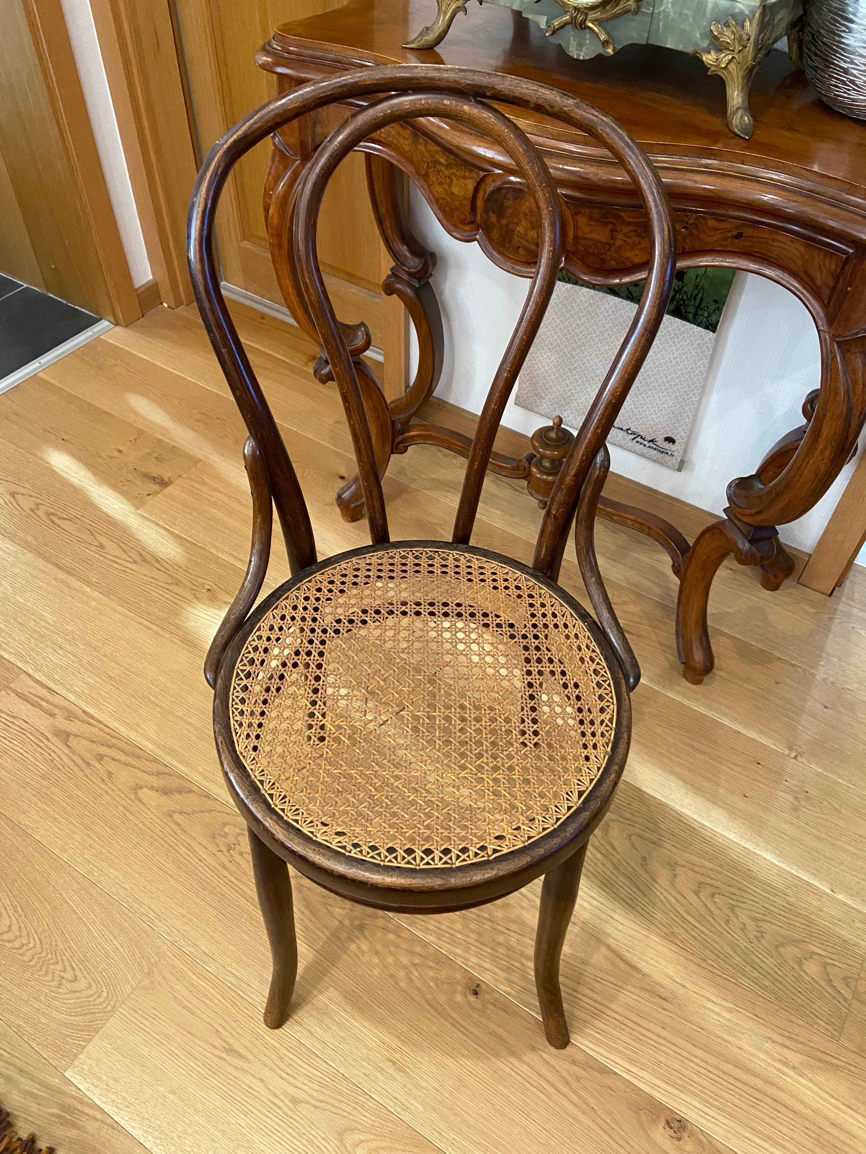 Mundus 1900 curved wooden chair Mundus