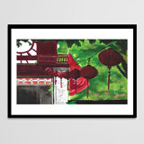 Hanoi lamps - A4 - Gouache painting - Vietnam - Asia - Travel