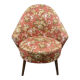 Vintage toad armchair with flowers