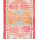 3x12 Turkish Runner Faded Pink & Grey Turkish Wool Runner Rug, 96x352Cm