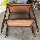 Serving trolley or mobile oak maid, mid-20th century