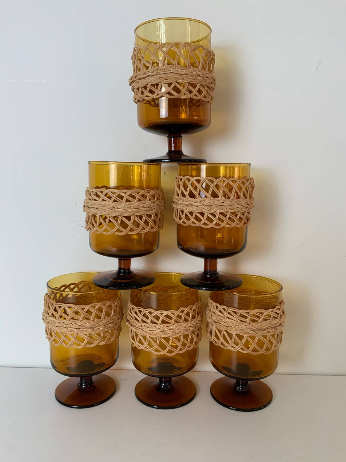 Verres vintage 70s