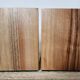 Pair of solid wood bookends with turned spheres – Minimalist design