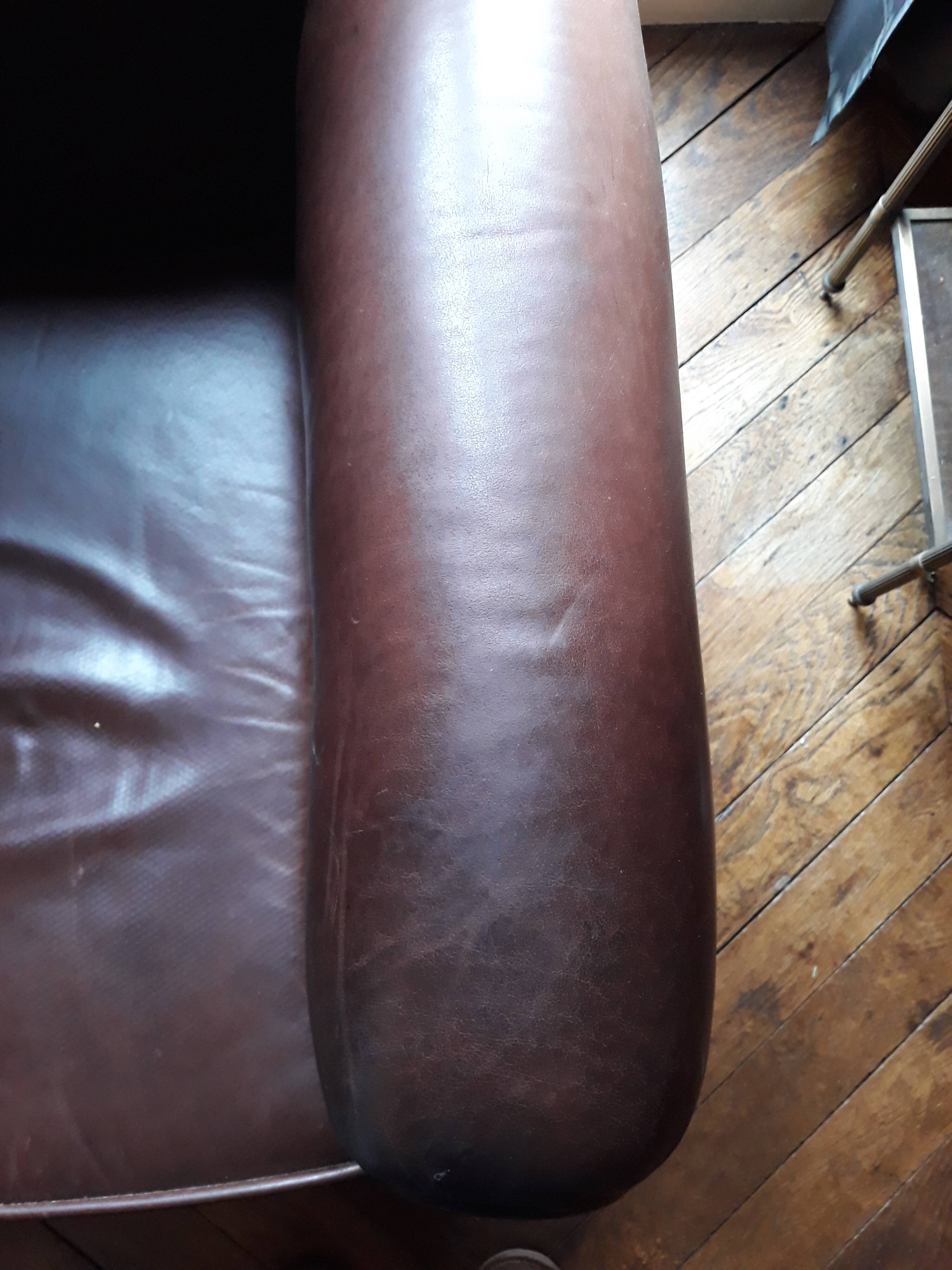 Art deco leather club Chair