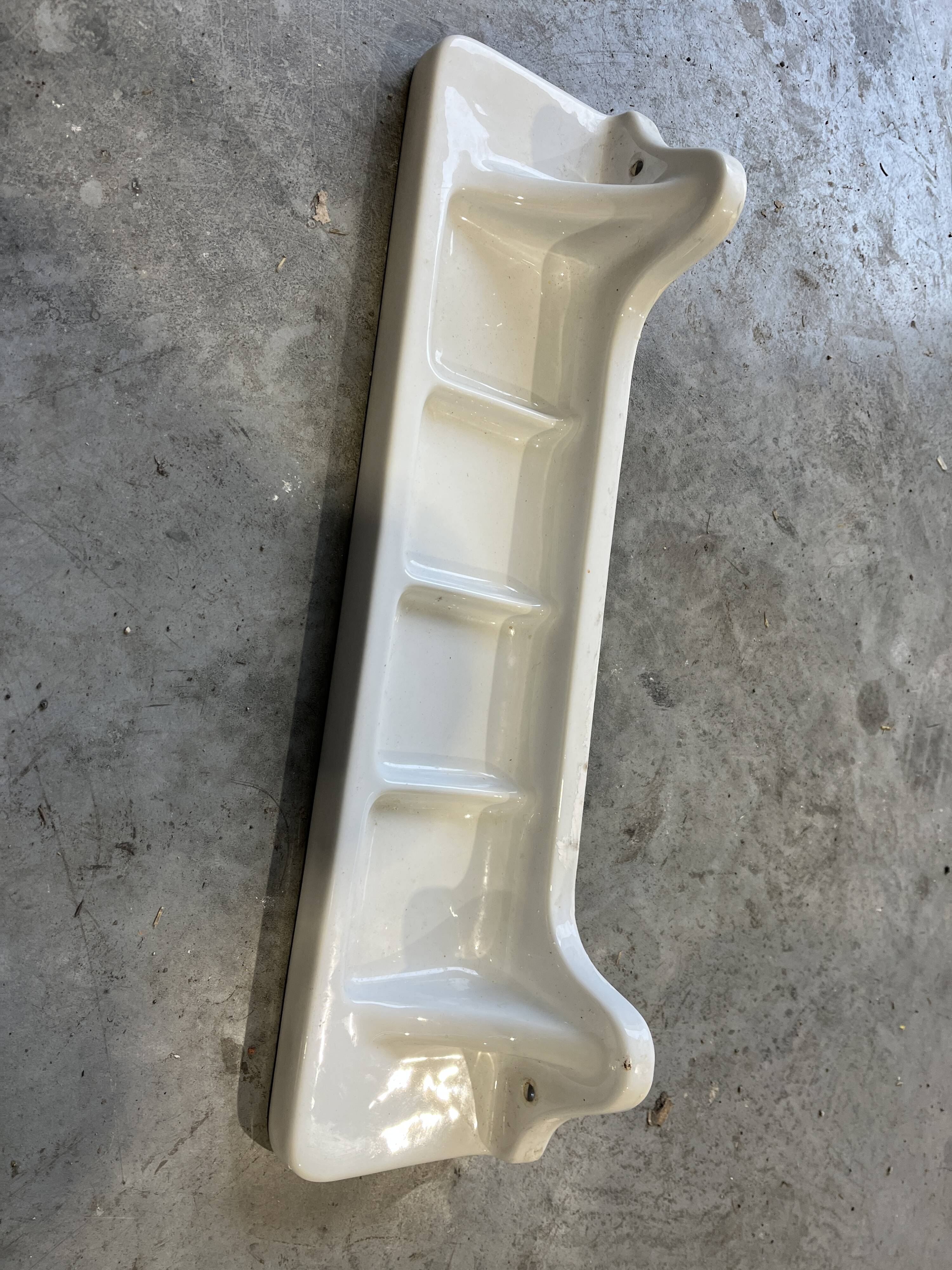 Old bathroom shelf / soap dish "Standard" - 4 compartments