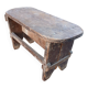 Petit tabouret en bois très ancien 