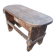 Petit tabouret en bois très ancien 