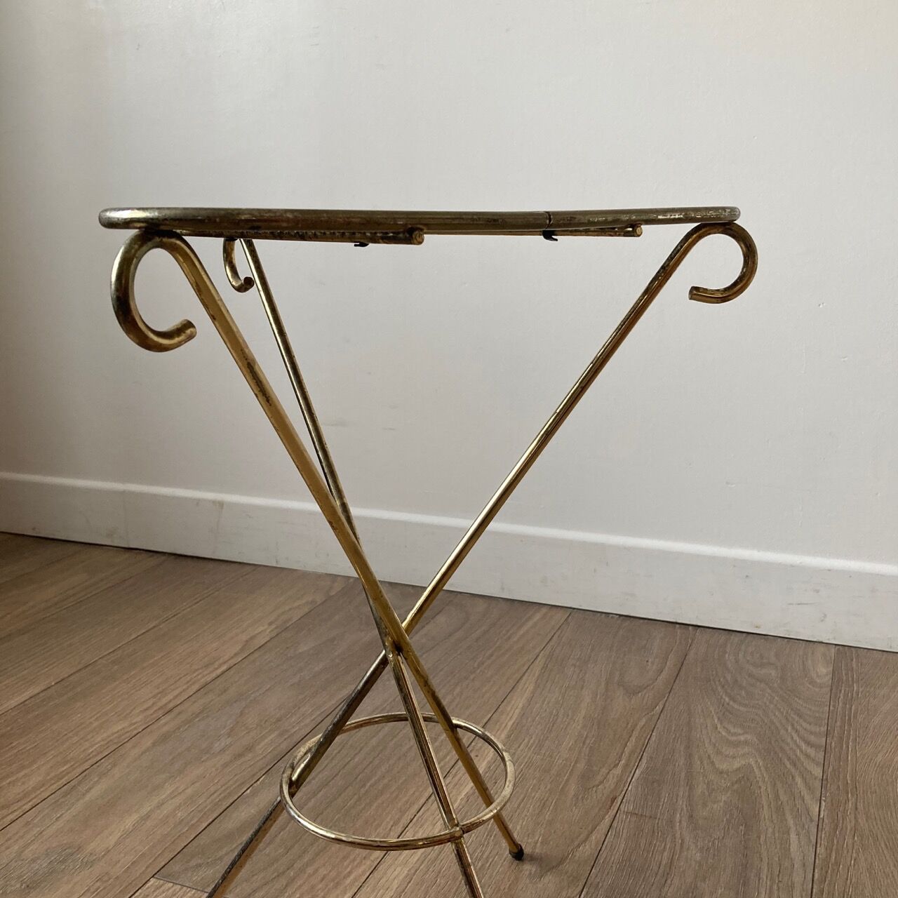 Perforated metal tripod harness