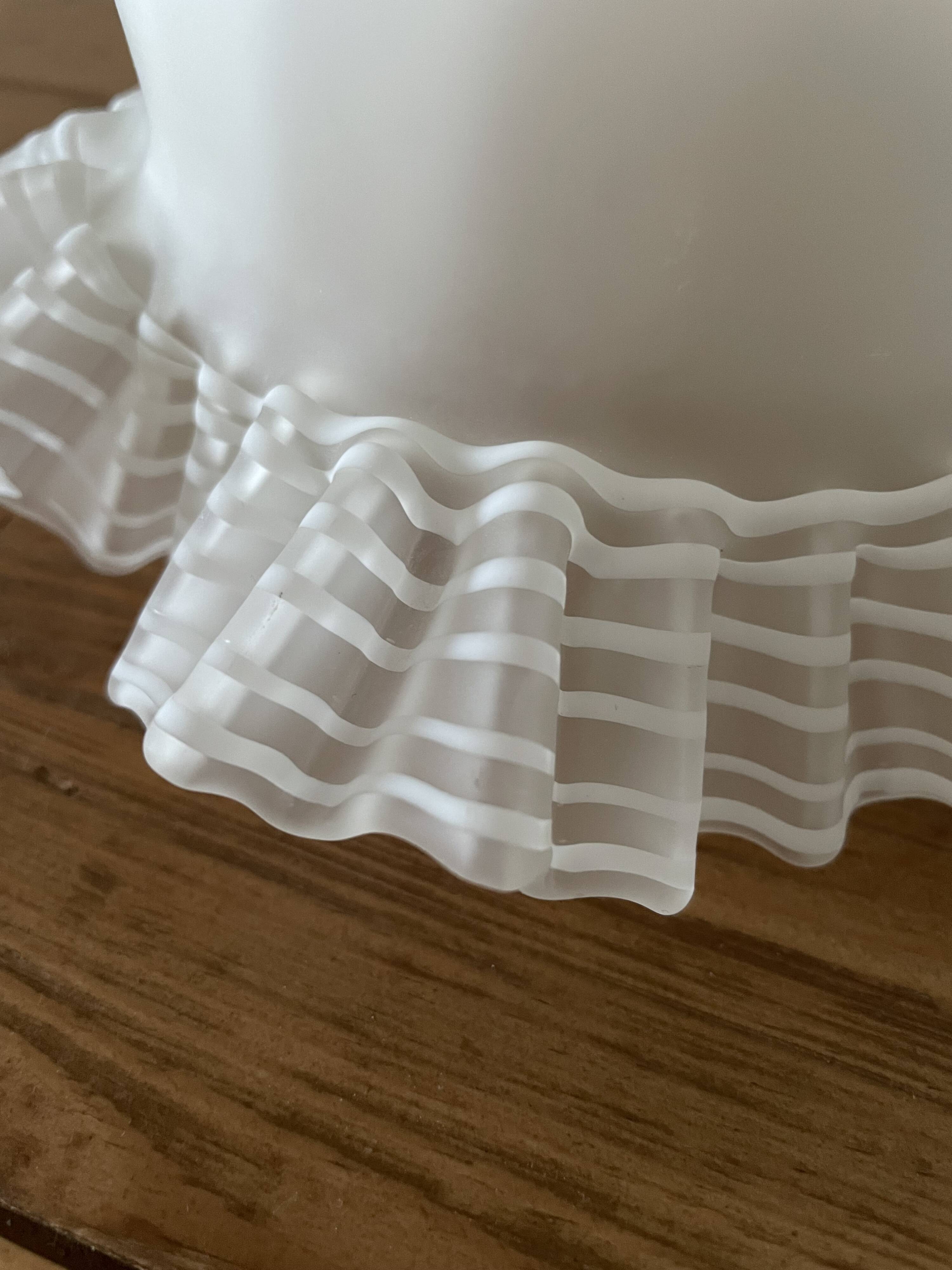 Vintage portable lamp with a skirt