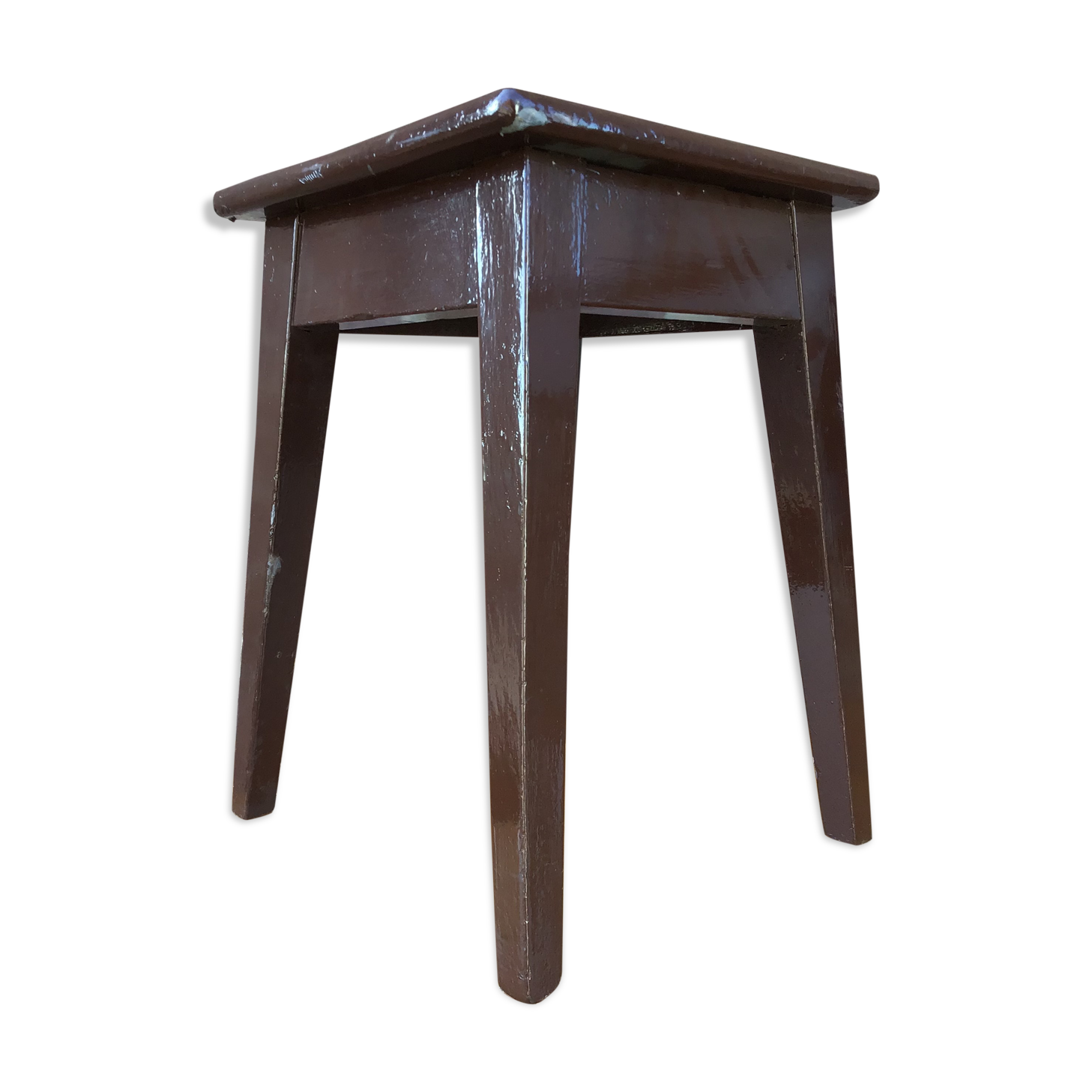 Vintage rustic farm stool