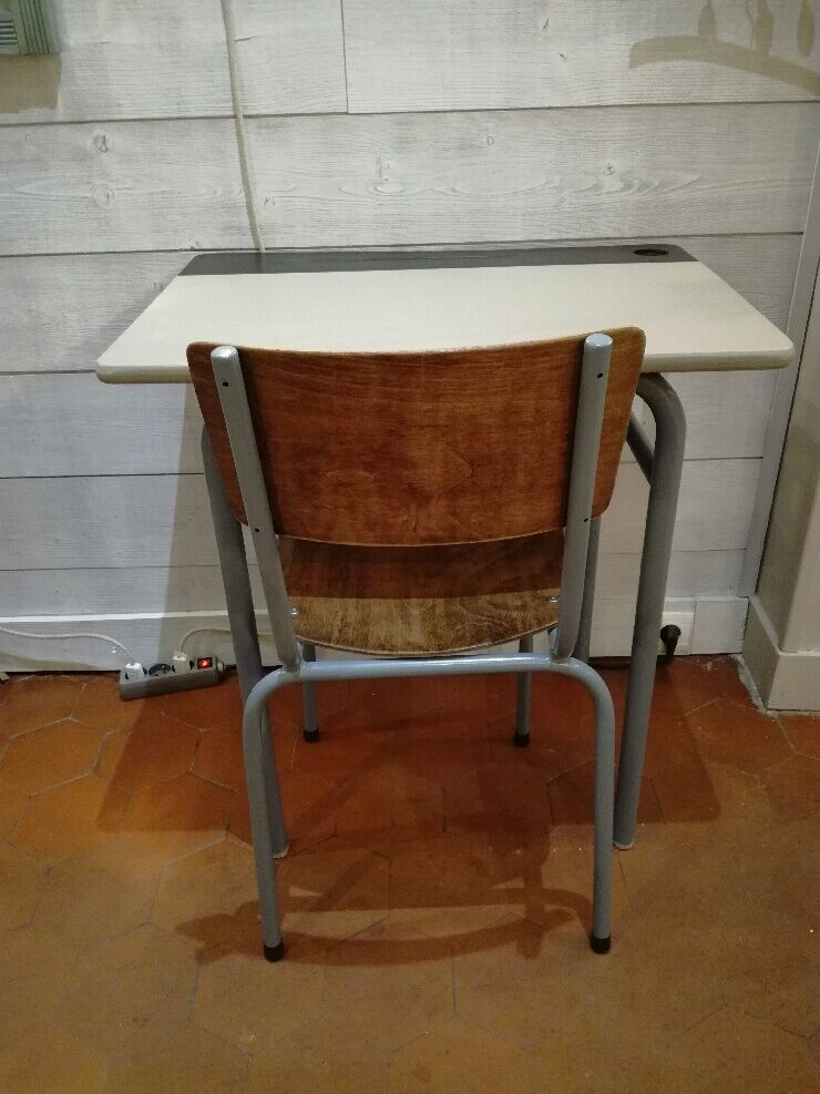 Desk and chair