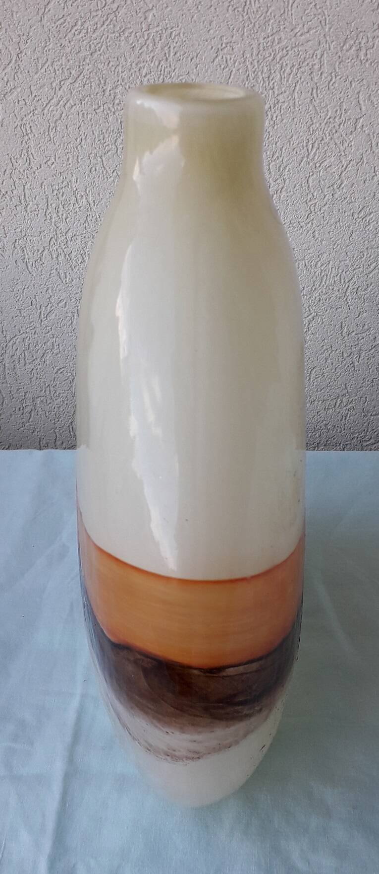 Handcrafted glass vase