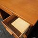 Oak desk 8 drawers double boxes 1950