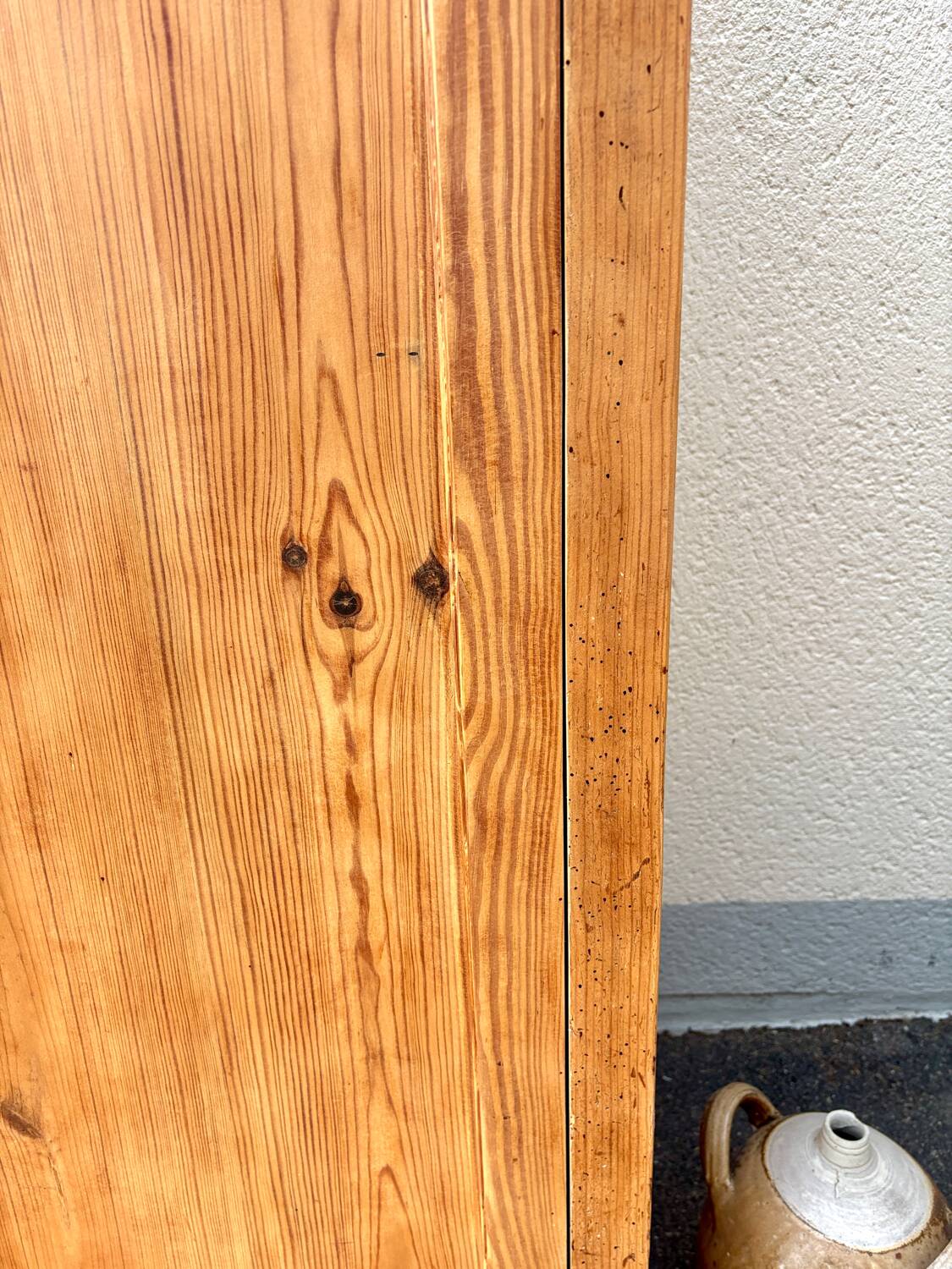 Parisian sideboard in raw wood
