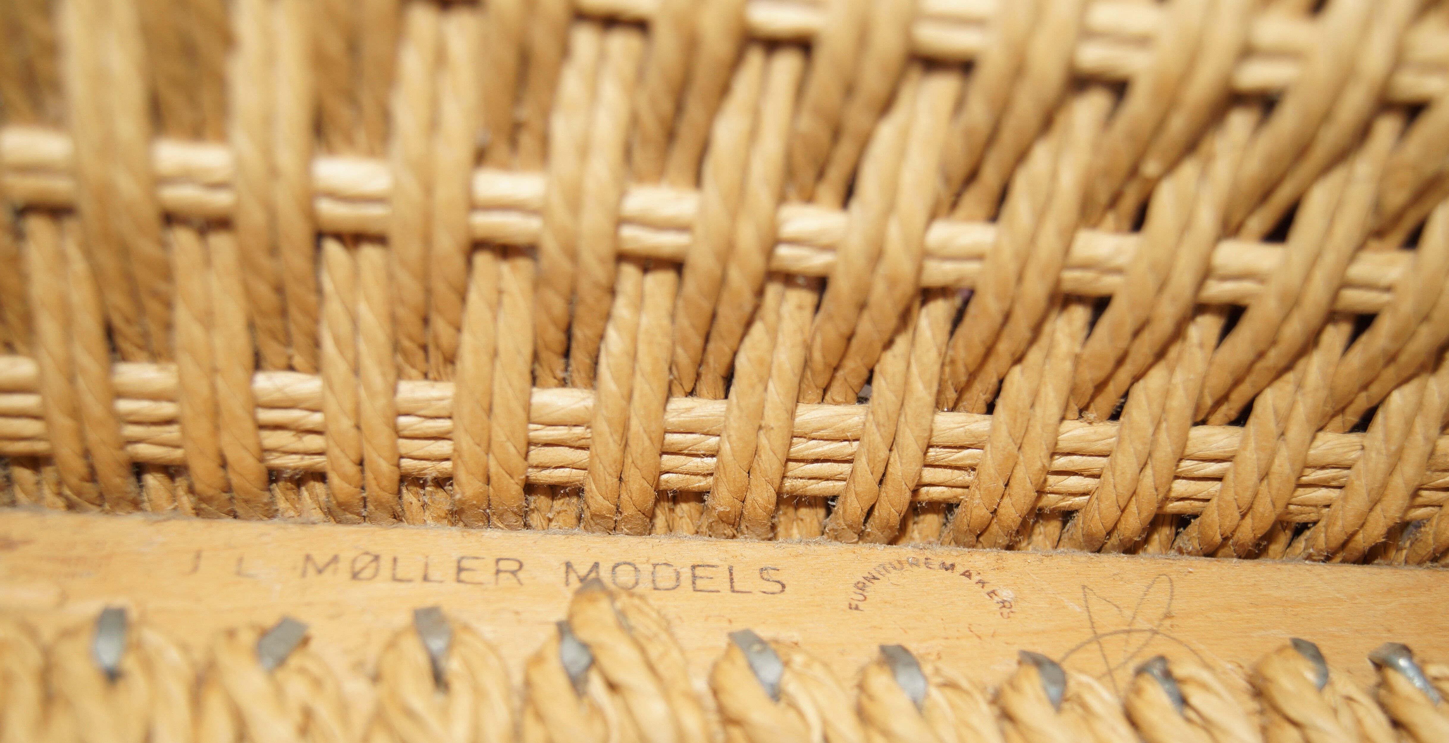 4 chairs by Niels Otto Moller, model 75 for J.L. Mollers Mobelfabrik