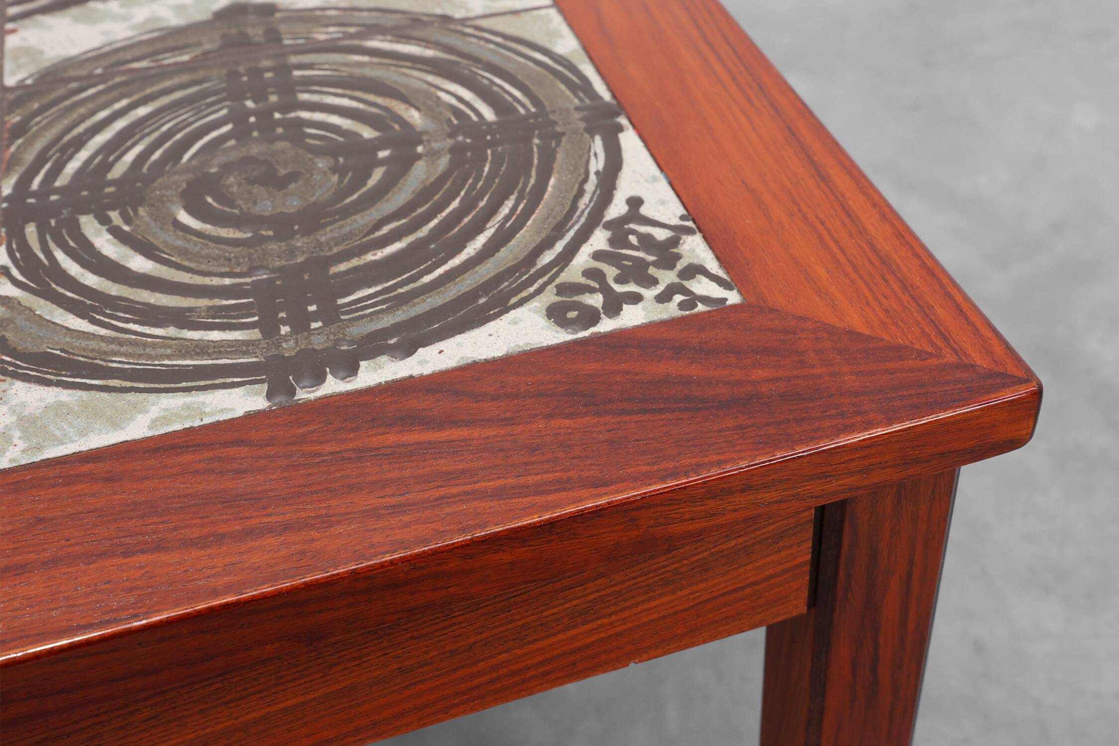Table basse du milieu du siècle signée "OX-Art 71" par Trioh, Danemark, années 1970.