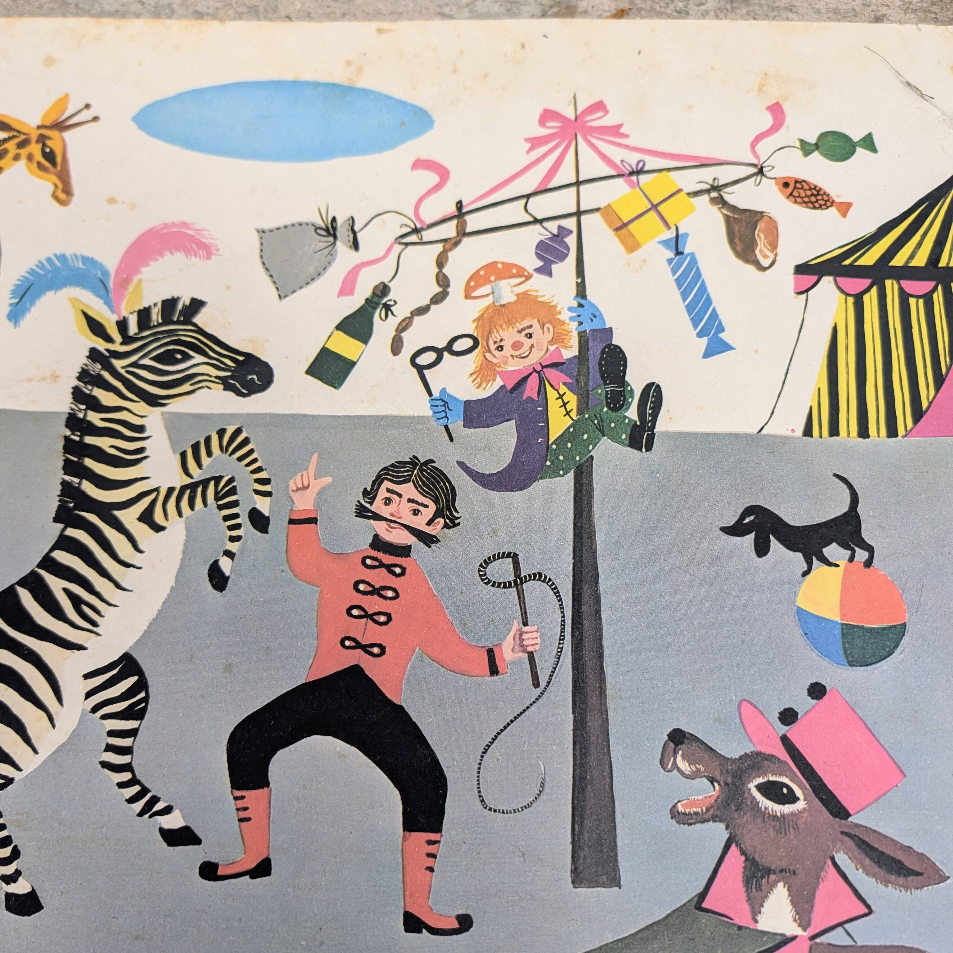 Vintage school poster the circus – Rossignol editions B4