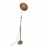 Pencil reed / split reed / floor lamp 1960s / fishing rod lamp