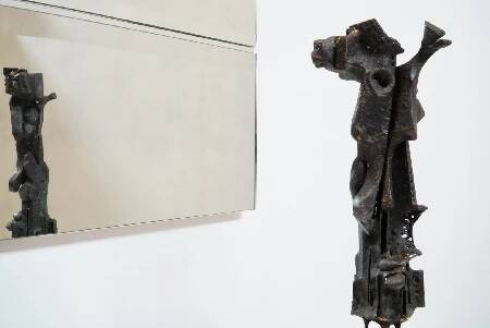 Roger Bonduel, Rare Abstract Bronze Sculpture