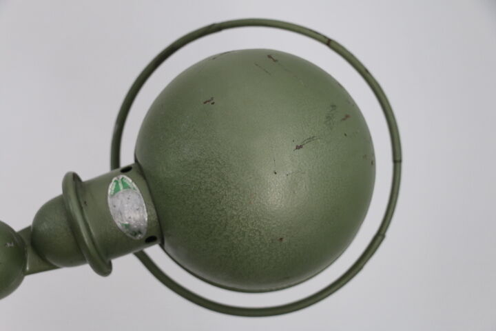 Jielde lamp 2 arms green hammered hammered