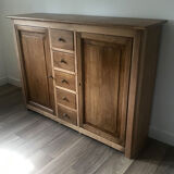 Parisian buffet raw wood
