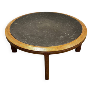 Table basse ronde vintage