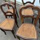 Série de 6 chaises à dossier trilobé de style Louis-Philippe