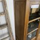 Antique oak library showcase