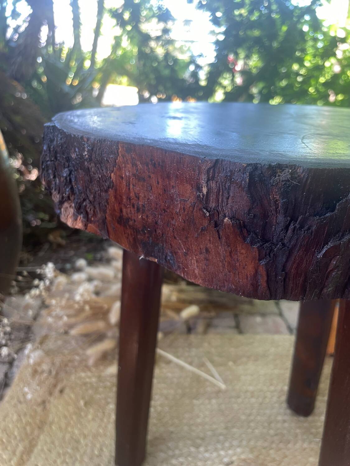 Brutalist tripod stool