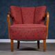 Art Deco armchair attributed to Viggo Boesen, Denmark, 1950s.