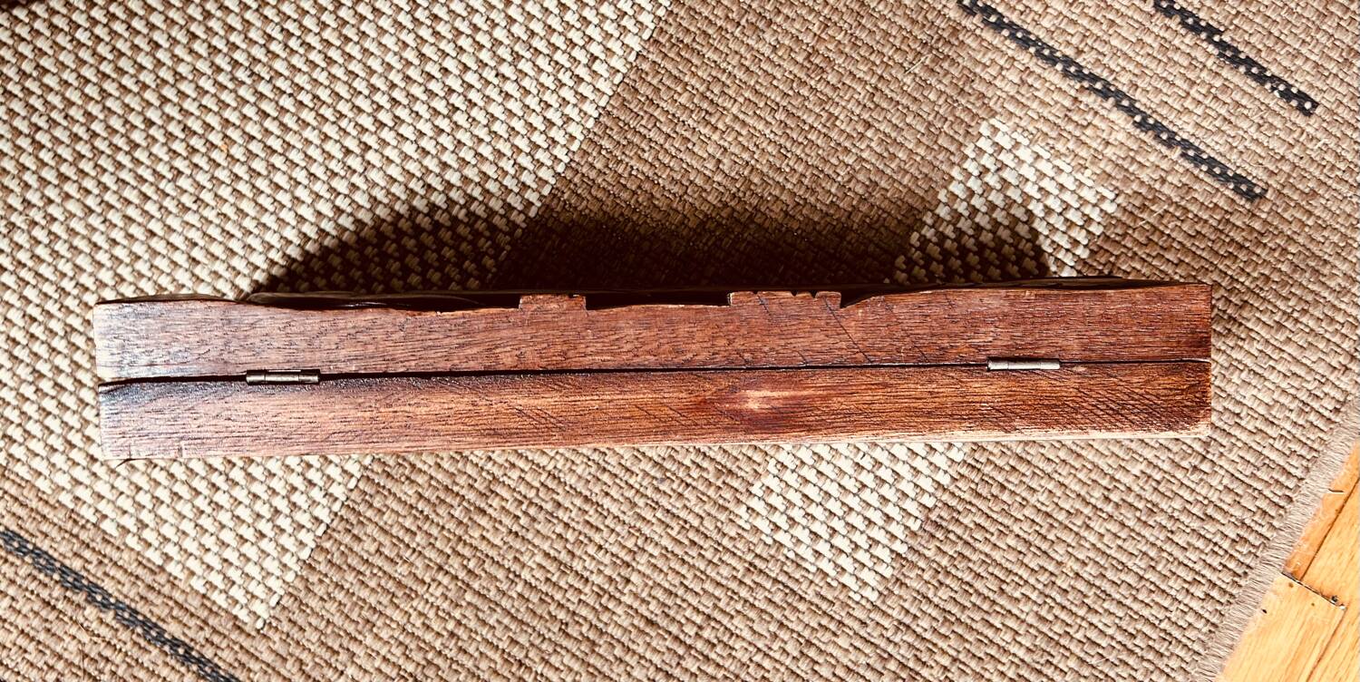 Awalé game in carved wood