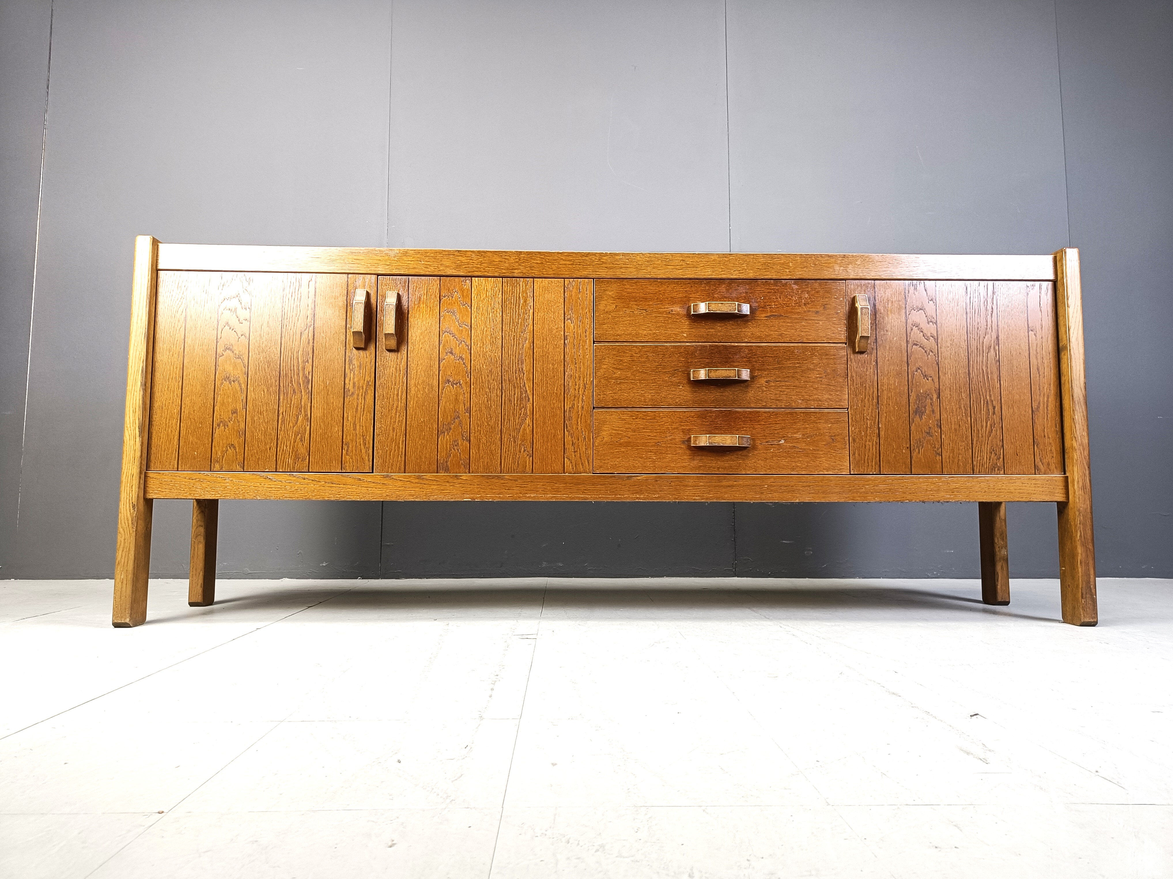 Vintage oak sideboard, 1960s