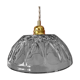 Vintage aabt-jour pendant lamp in molded glass