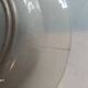 Two antique plates from the 19th century, one flat and one deep, from Gien.