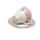 Karol cup and saucer set, porcelain, Chodzież, Poland, 1970s.