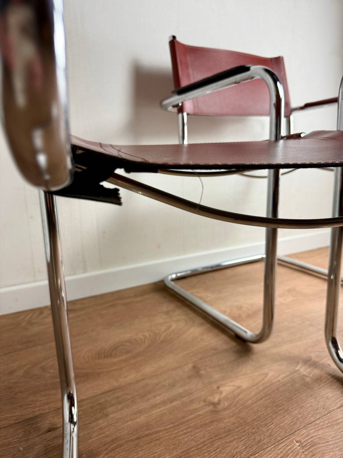 S34 armchairs in Mart Stam style