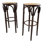 High cane bistro stools