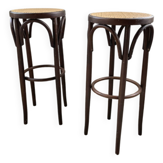 High cane bistro stools
