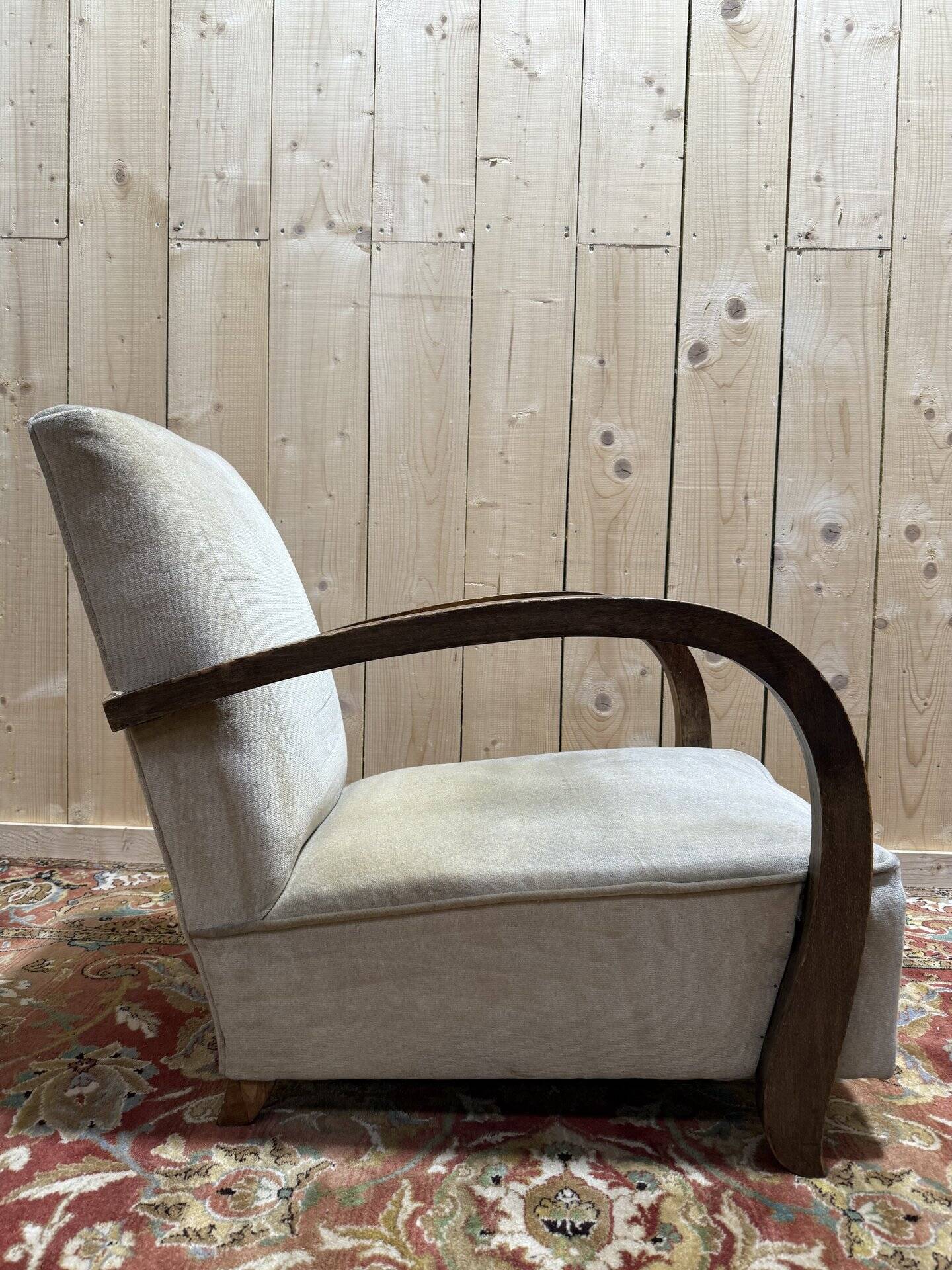 Art Deco style lounge chair