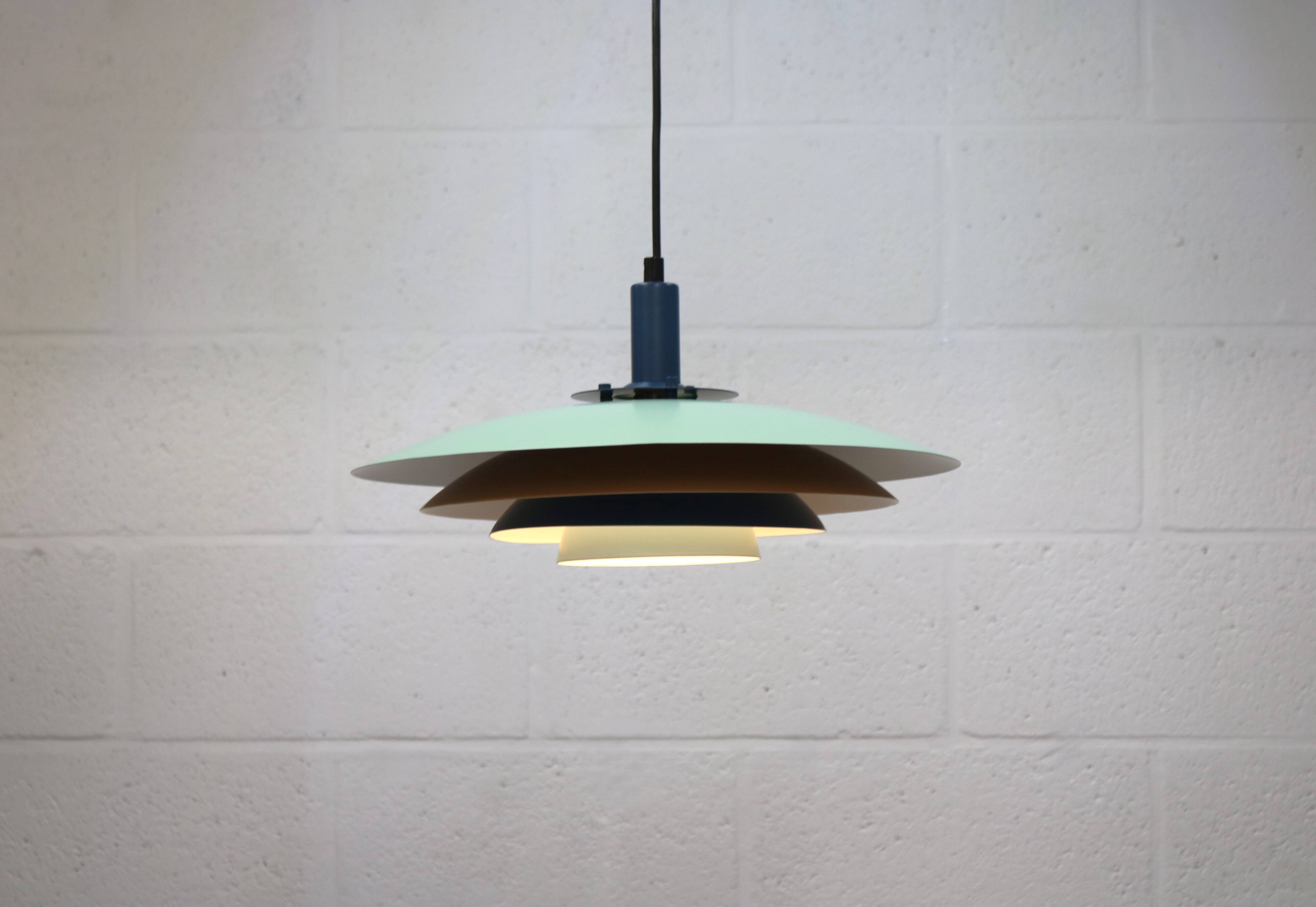 Vintage Danish Nordlux Pendant Lamp – Model 3948, 1980s