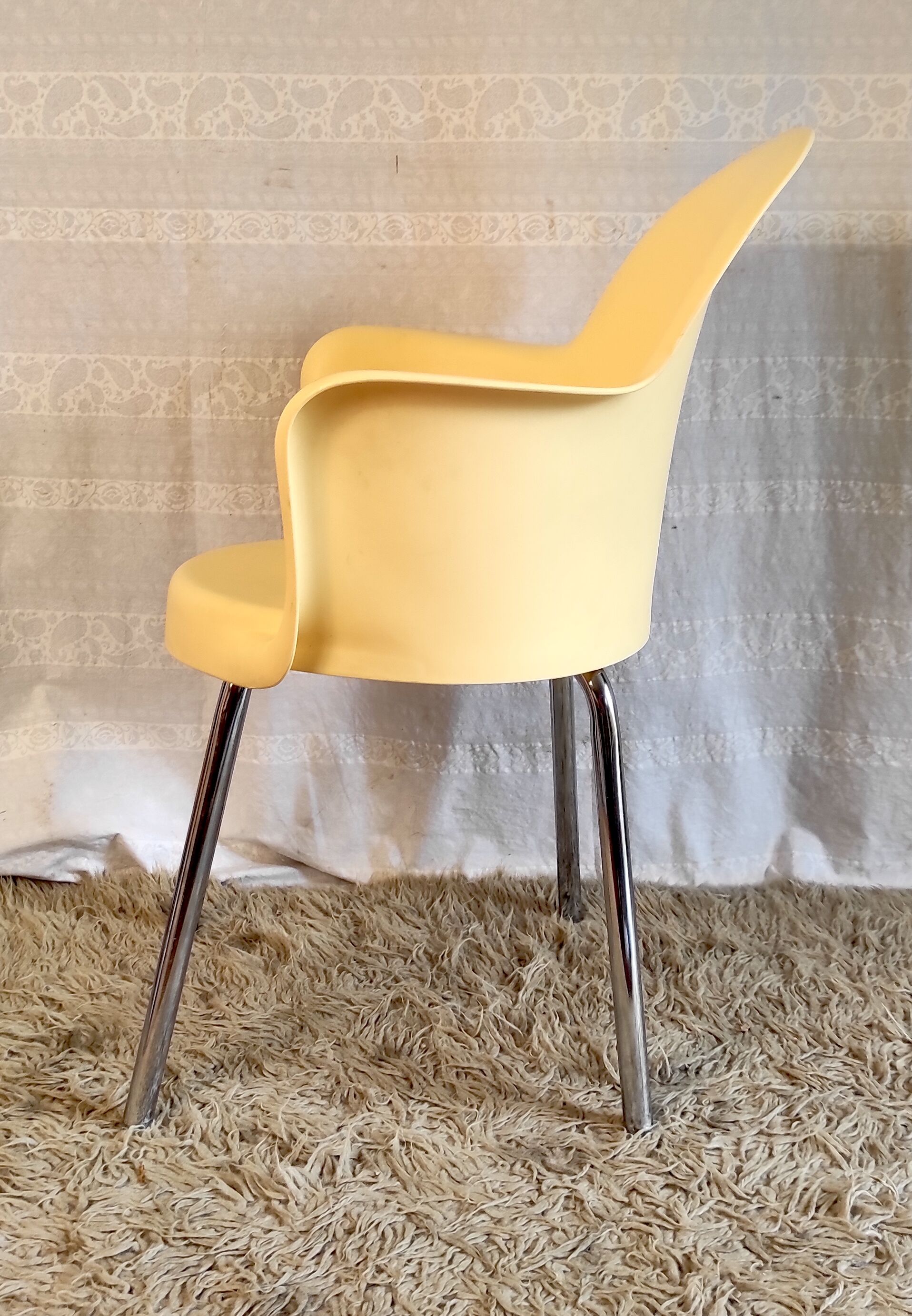 Chaise beige « GoGo Basic » par Marcello Ziliani pour Sintesi - fin XXème